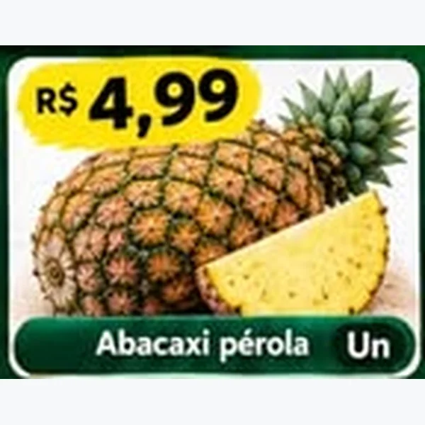 Recorte do encarte de Abacaxi Pérola