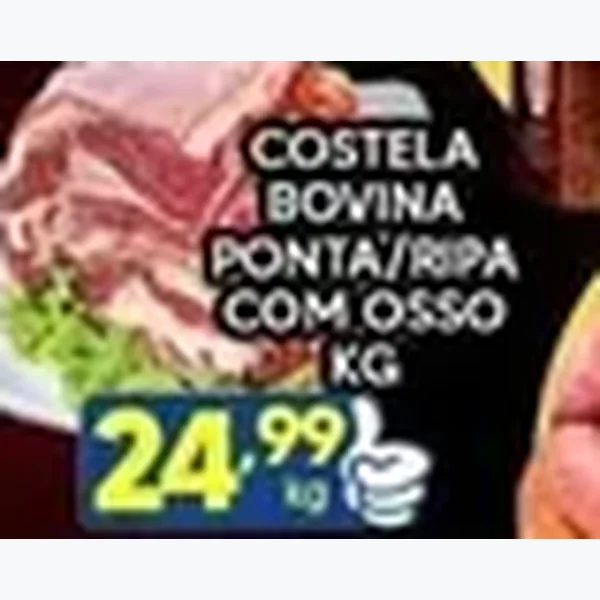 Costela Bovina Ponta/ripa com Osso