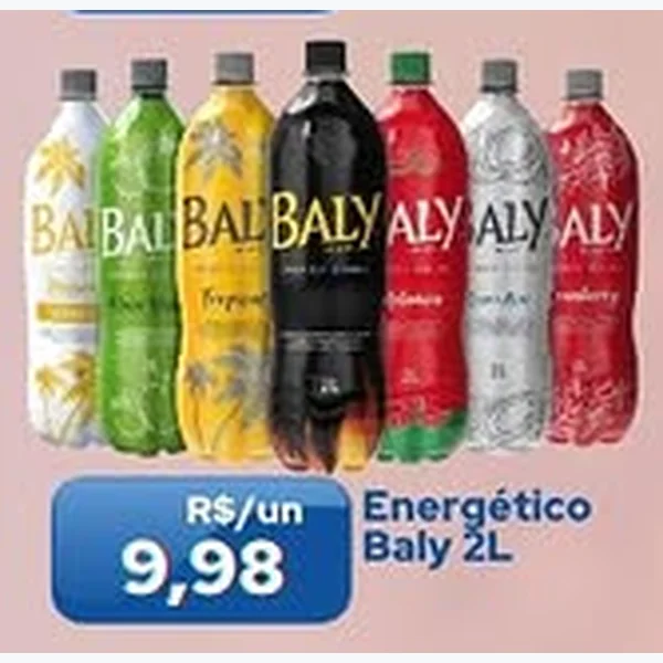 Recorte do encarte de Energético Baly 2 L
