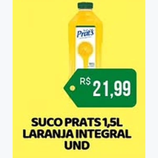 Suco de Laranja Integral Prats 1,5 L