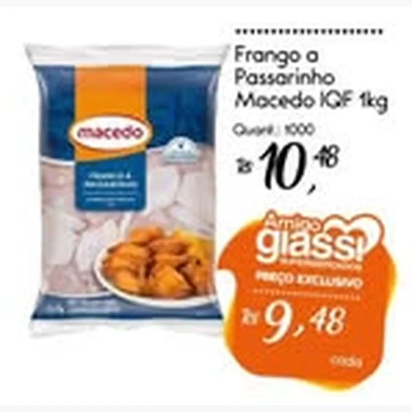 Frango a Passarinho Iqf Macedo 1 kg