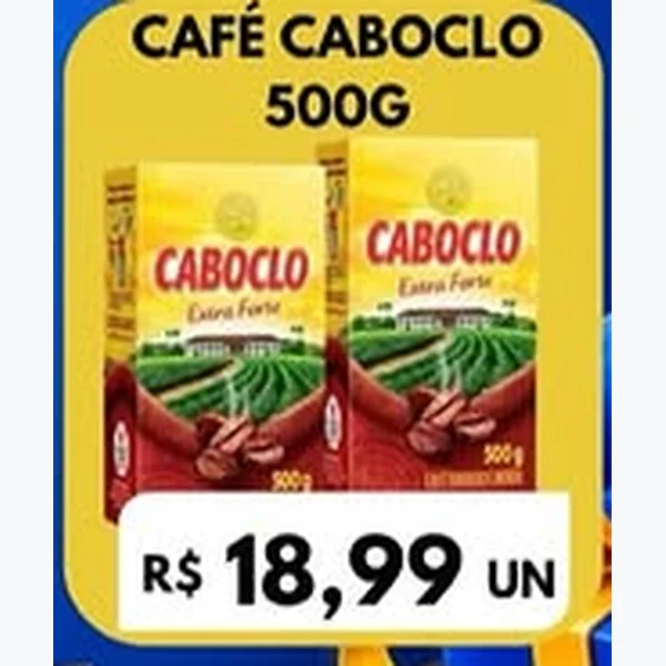 Recorte do encarte de Café Caboclo 500 g