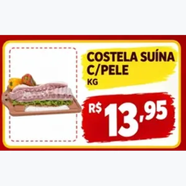 Costela Suína C/ Pele