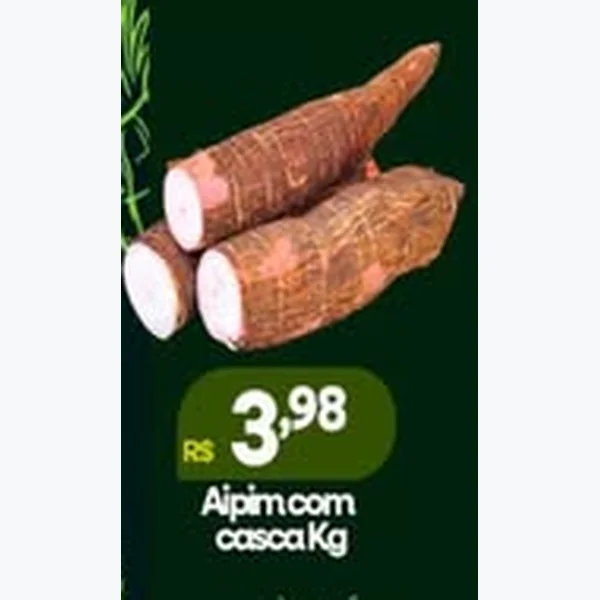 Aipim com Casca