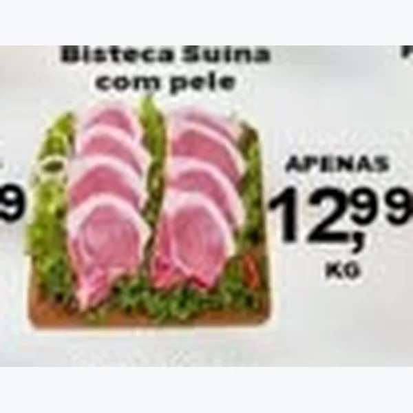 Bisteca Suína com Pele