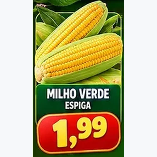 Recorte do encarte de Milho Verde