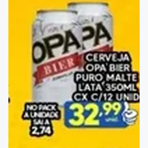 Cerveja Puro Malte Opa Bier 12 un × 350 ml