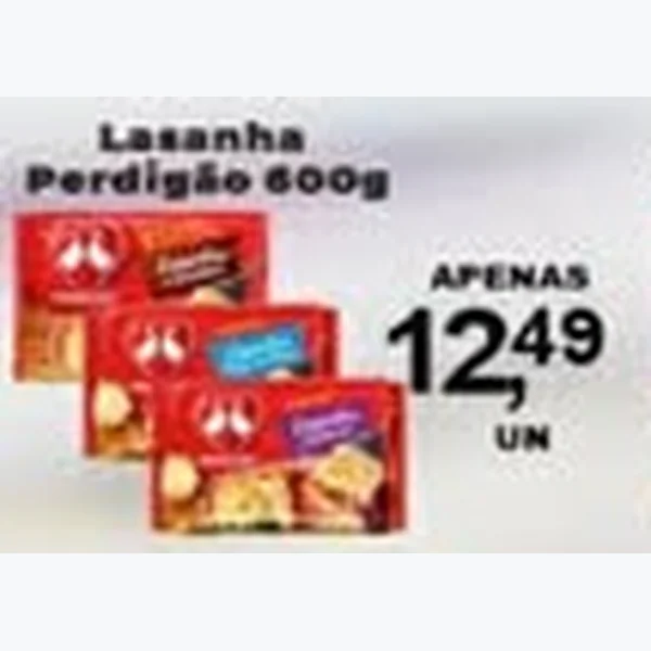 Recorte do encarte de Lasanha Perdigão 600 g