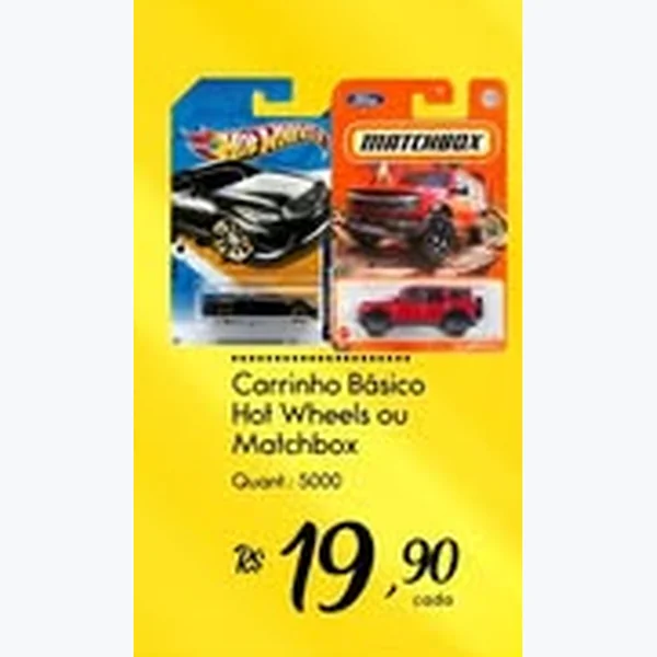 Recorte do encarte de Carrinho Básico Hot Wheels