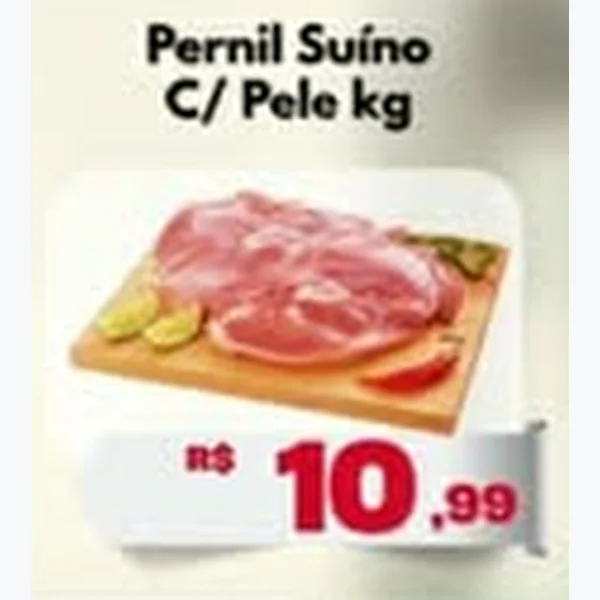 Pernil Suíno com Pele
