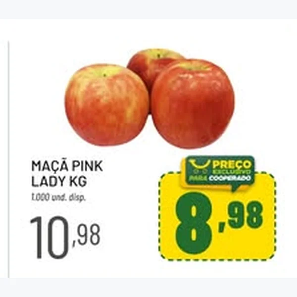 Recorte do encarte de Maçã Pink Lady