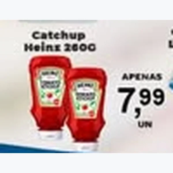 Recorte do encarte de Catchup Heinz