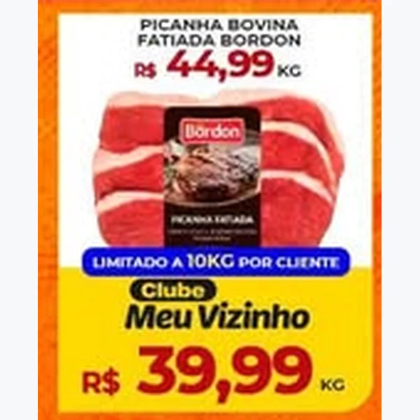 Picanha Bovina Fatiada Bordon