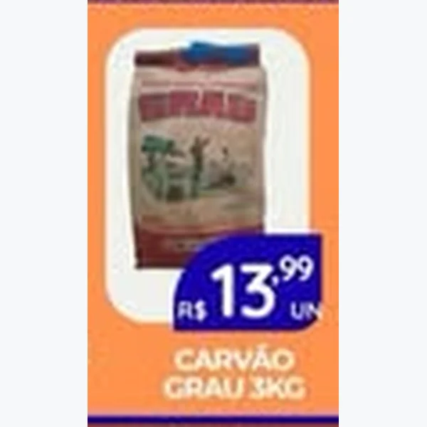 Carvão 3 kg