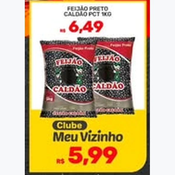 Feijão Preto Caldão 1 kg