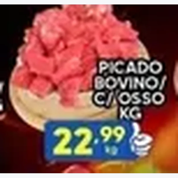 Picado Bovino com Osso