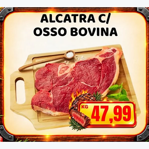 Alcatra C/ Osso Bovina