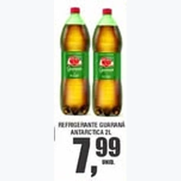 Recorte do encarte de Refrigerante Guaraná Antarctica 2 L