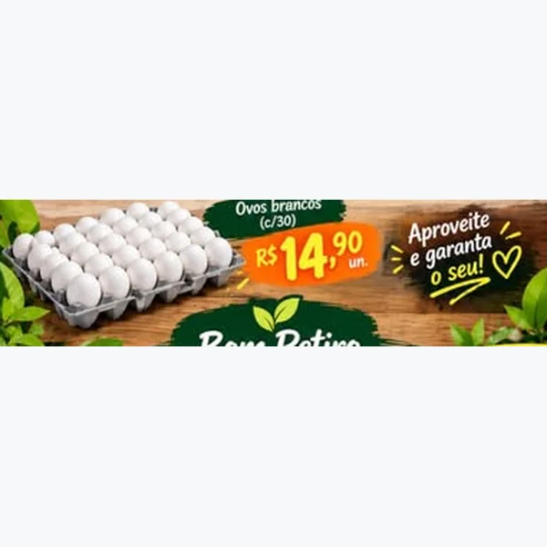 Ovos Brancos 30 un