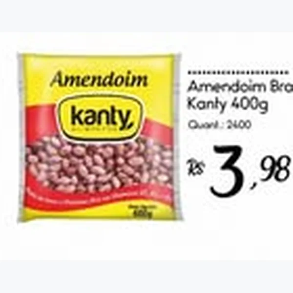 Recorte do encarte de Amendoim Kanty 400 g