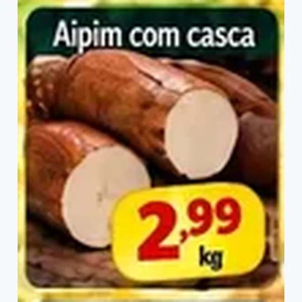 Recorte do encarte de Aipim com Casca