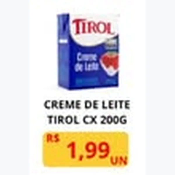Creme de Leite Tirol 200 g