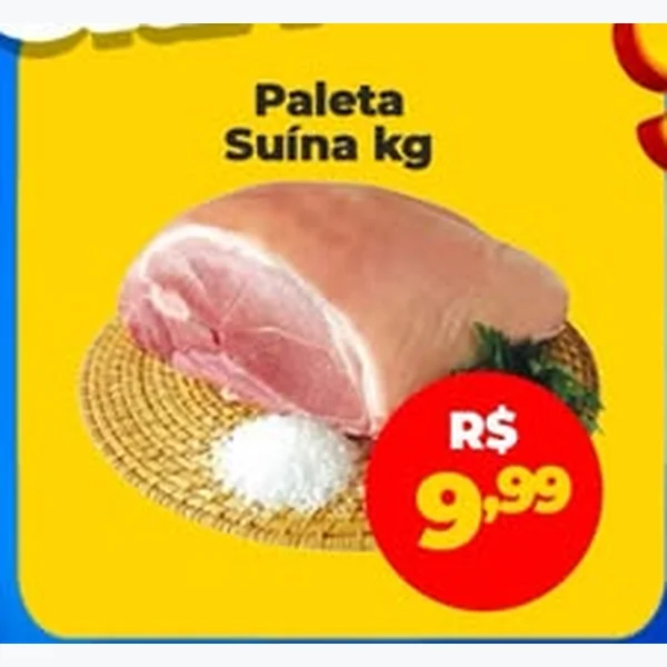 Recorte do encarte de Paleta Suína