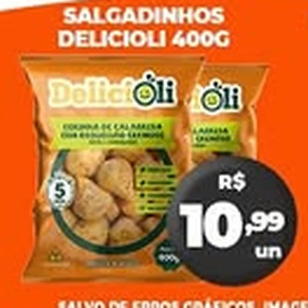 Salgadinhos Delicioli 400 g