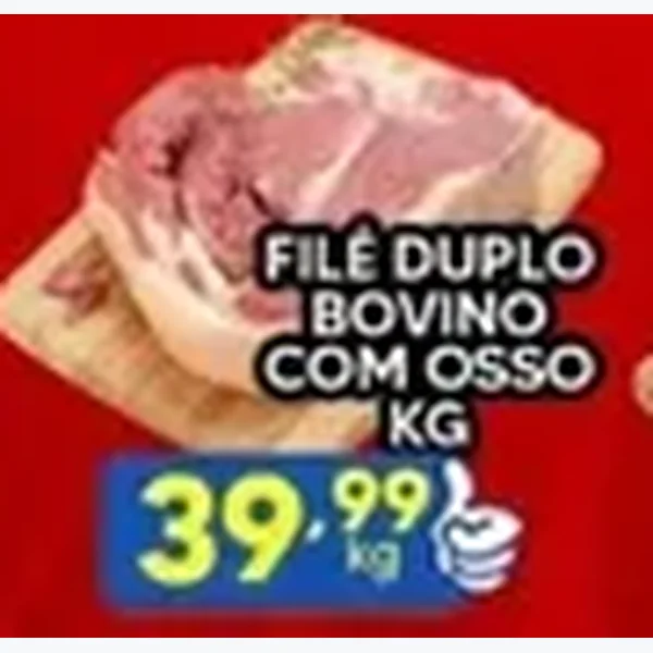 Filé Duplo Bovino com Osso