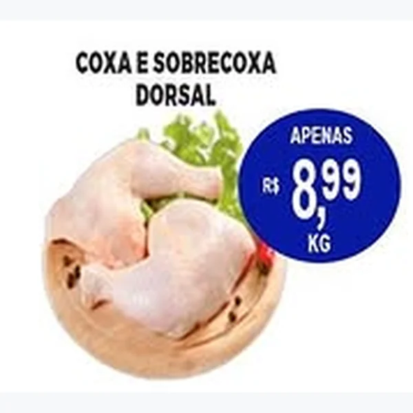 Recorte do encarte de Coxa e Sobrecoxa Dorsal