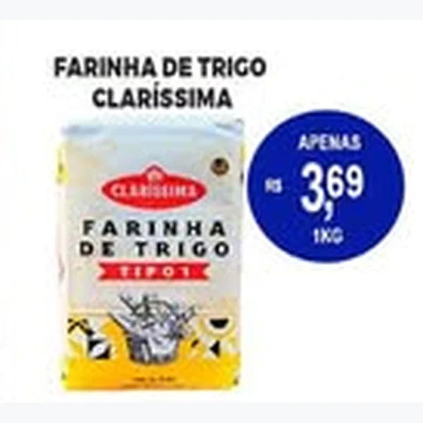 Recorte do encarte de Farinha de Trigo Claríssima
