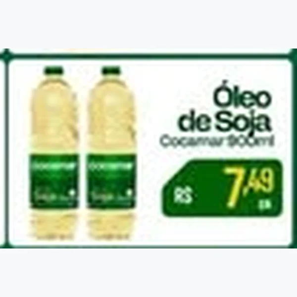 Recorte do encarte de Óleo de Soja Cocamar 900 ml