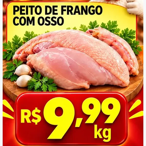 Peito de Frango com Osso