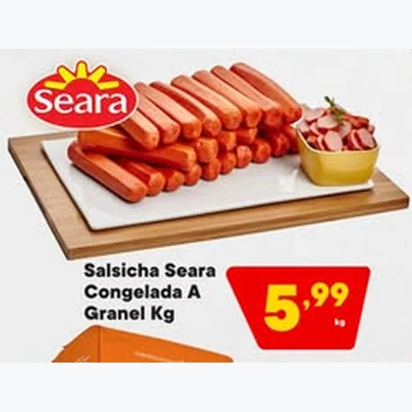 Salsicha Congelada a Granel Seara
