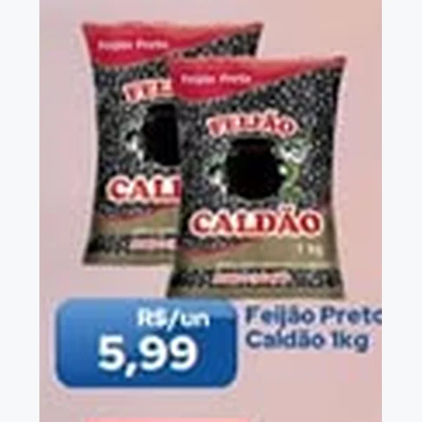 Feijão Preto Caldão 1 kg