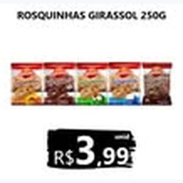 Recorte do encarte de Rosquinhas Girassol 250 g