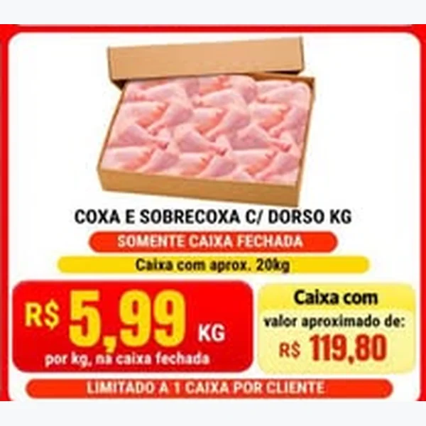 Coxa e Sobrecoxa C/ Dorso