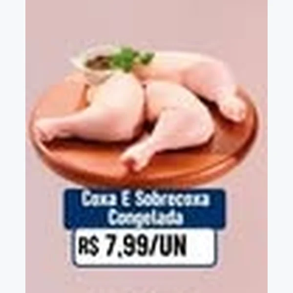 Recorte do encarte de Coxa e Sobrecoxa Congelada