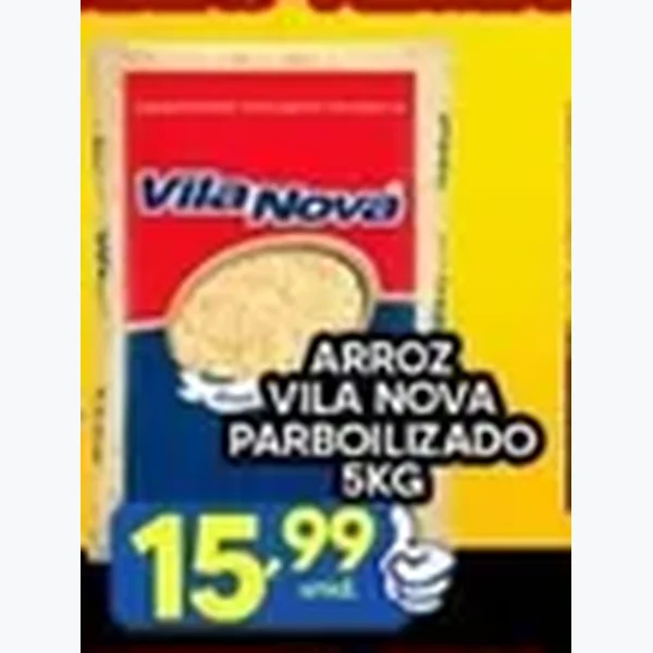 Arroz Parboilizado Vila Nova 5 kg