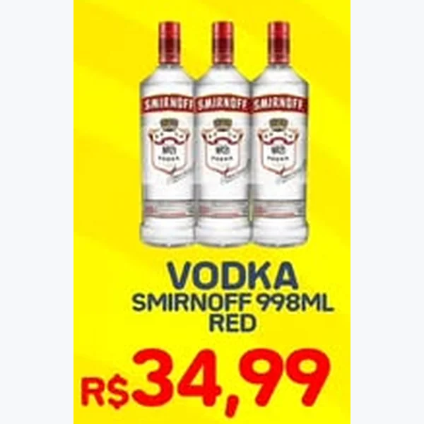 Vodka Red Smirnoff 998 ml