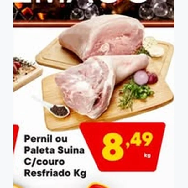 Pernil Suíno C/couro Resfriado