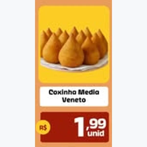 Recorte do encarte de Coxinha Media Veneto
