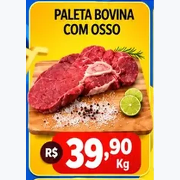 Paleta Bovina com Osso