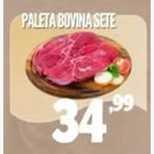 Recorte do encarte de Paleta Bovina Sete