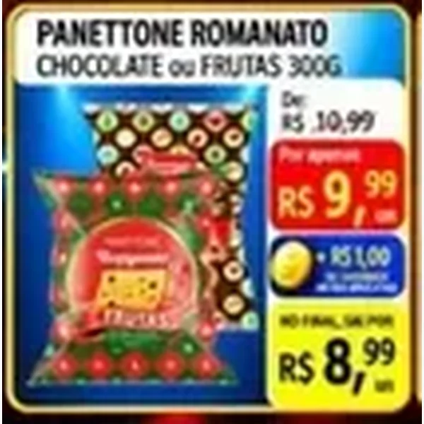Panettone Romanato Chocolate 300 g