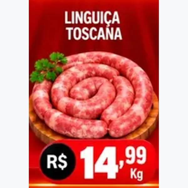 Recorte do encarte de Linguica Toscana