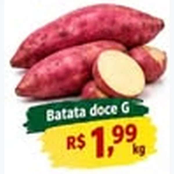 Recorte do encarte de Batata Doce G