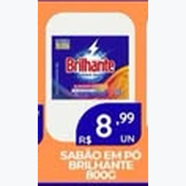 Sabão em Pó Brilhante 800 g