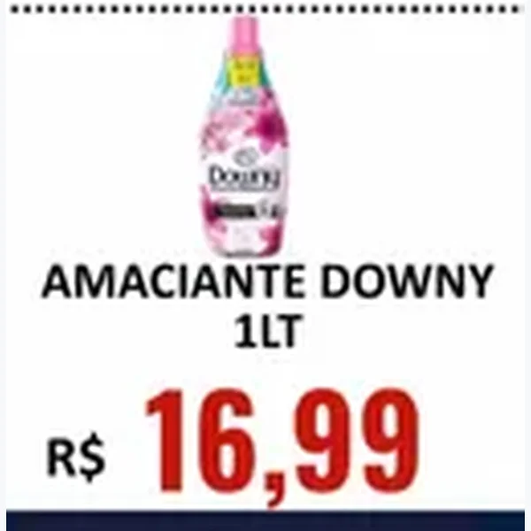 Recorte do encarte de Amaciante Downy 1 L