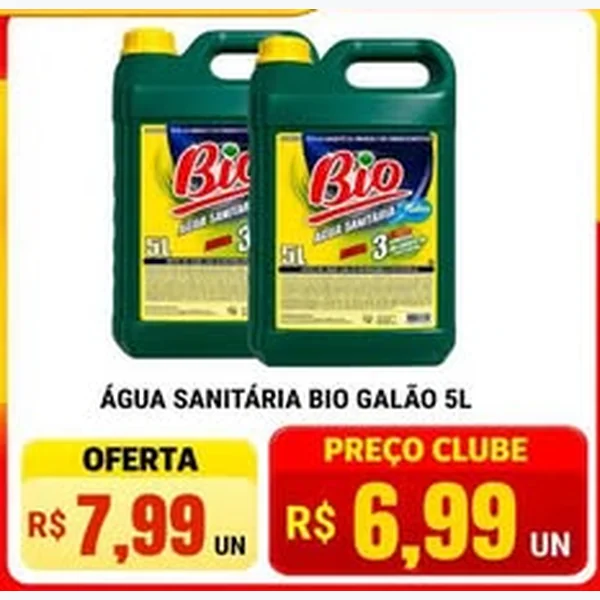 Água Sanitária Bio 5 L